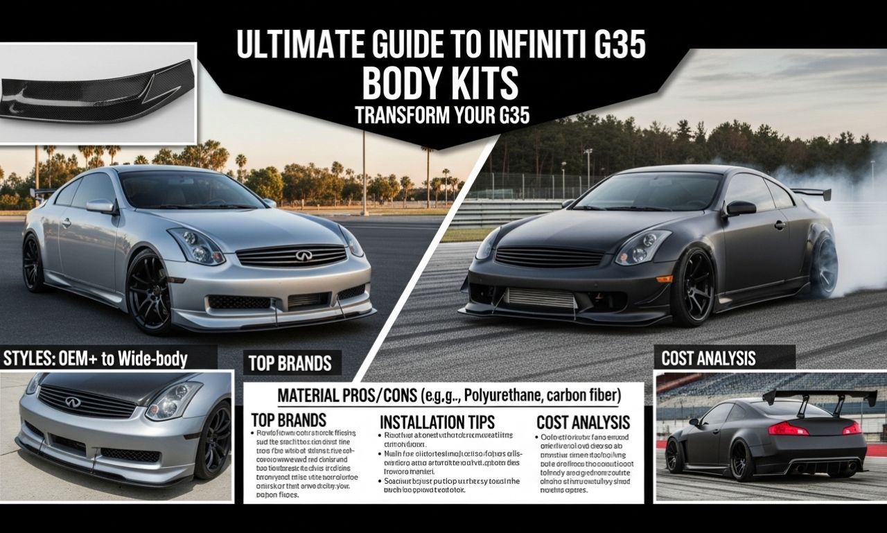  Infiniti G35 Body Kit Guide: Styles, Brands, Installation & Cost